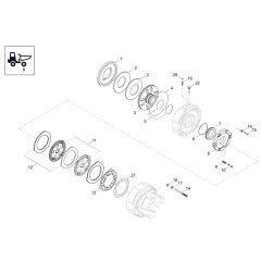Brake Assembly for DV125 Dumper