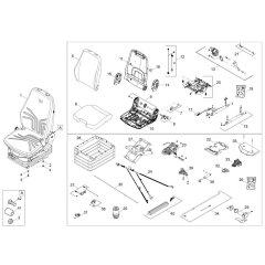 Seat Assembly for Wacker DV125