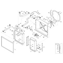 Combi-Cooler for Wacker DV125