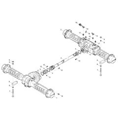 Axle Assembly for Wacker DV45
