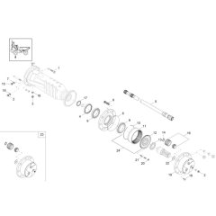 Axle Case & Wheel Hub Assembly