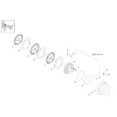 Brake Assembly for DV90 Dumper