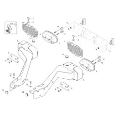 Rear Light Assembly - Wacker DV90