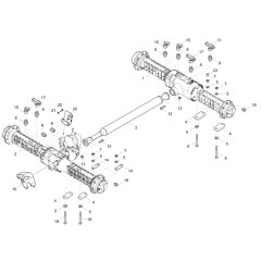 Axle Assembly for DV90 Dumper