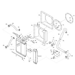 Combi-Cooler for Wacker DW100