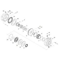 Brake Assembly for Wacker DW40-2