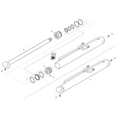 Tilt Ram Assembly for DW40-2