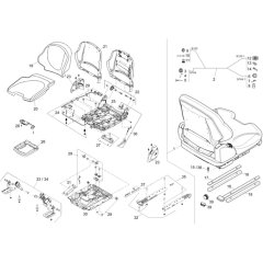 Seat Assembly for Wacker DW40