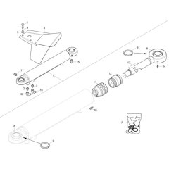 Steering Cylinder for Wacker DW50