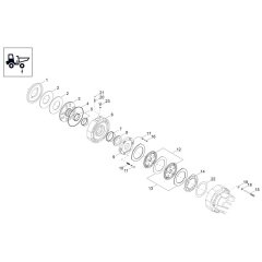 Brake Assembly for Wacker DW60-3