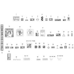 Decals for Wacker EW100