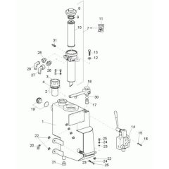 Hydraulic Tank for Wacker TD15