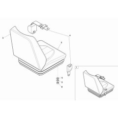 Seat Assembly for Wacker TD15-3S