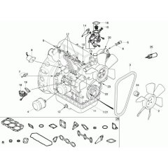 Engine Assembly for Wacker TD15