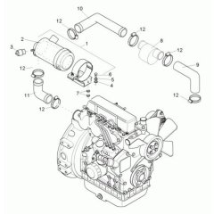 Air Cleaner for Wacker TD15