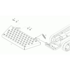 Step Plate Assembly for TD9