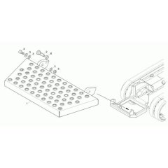 Step Plate for Wacker TD9