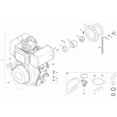 Diesel Engine Assembly