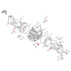 Axle Tube Assembly for TH412
