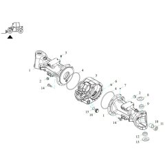 Axle Tube Assembly for TH412