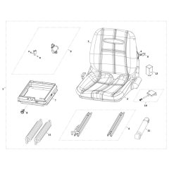 Seat Assembly for Wacker TH412
