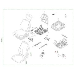 Seat Assembly for Wacker TH412