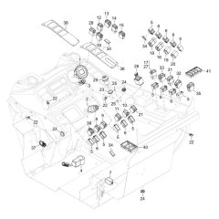 Instrument Panel for Wacker TH522