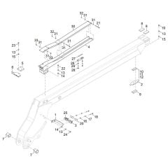 Extension Arm for Wacker TH522