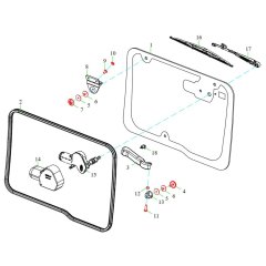 Window Assembly for Wacker TH522
