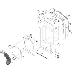 Combi-Cooler for Wacker TH522