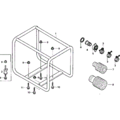 Frame Assembly for Honda WB20XT