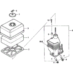 Air Cleaner Assembly for Honda WB20XT