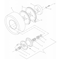 Traction Wheel for Husqvarna