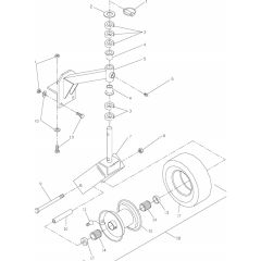 Front Caster Assembly