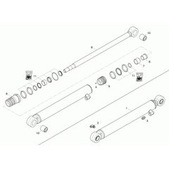 Dipper Arm Cylinder Assembly