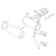 Exhaust Assembly for Wacker 28Z3