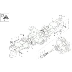 Axle Carrier for Wacker 6503