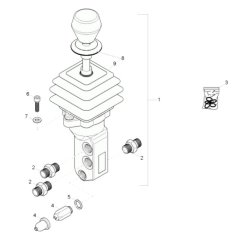 Parking Brake Valve for Wacker 6503