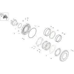 Brake Assembly for Wacker 9503