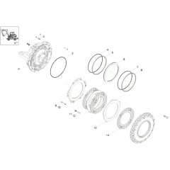 Brake Assembly for Wacker 9503