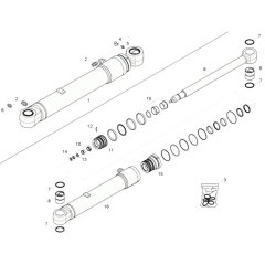 Boom Offset Cylinder Assembly
