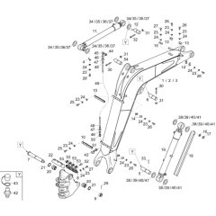 Lift Arm Assembly for Wacker 9503