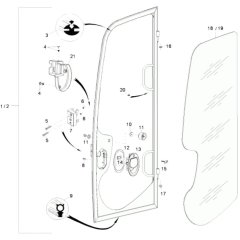 Door Assembly for Wacker 9503