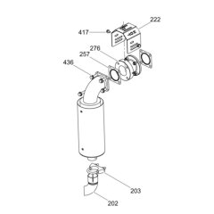 Exhaust Assembly for Wacker