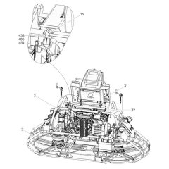 Frame Rear Assembly for Wacker