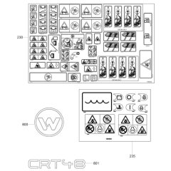 Decals for Wacker CRT 48-35V