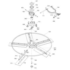 Blade Mechanism for Wacker Trowel