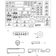 Decals for Wacker CRT 60-66