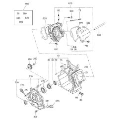 Crankcase Assembly for Wacker