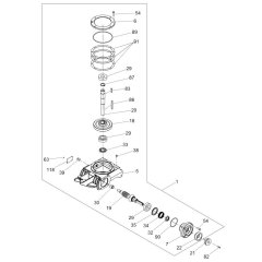 Gearbox Assembly for Wacker